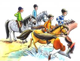 Ab durch die Pfütze