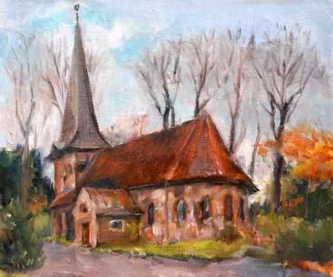 Herbst an der Kirche Alt-Rahlstedt